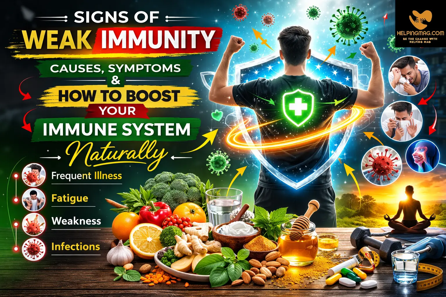 Signs of Weak Immunity