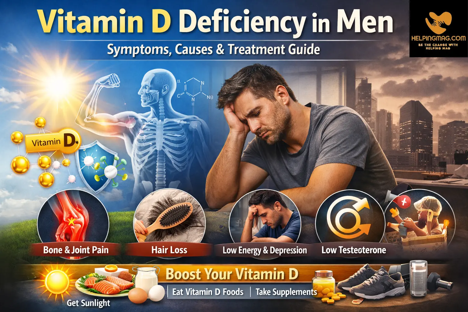 Vitamin D Deficiency Symptoms in Men