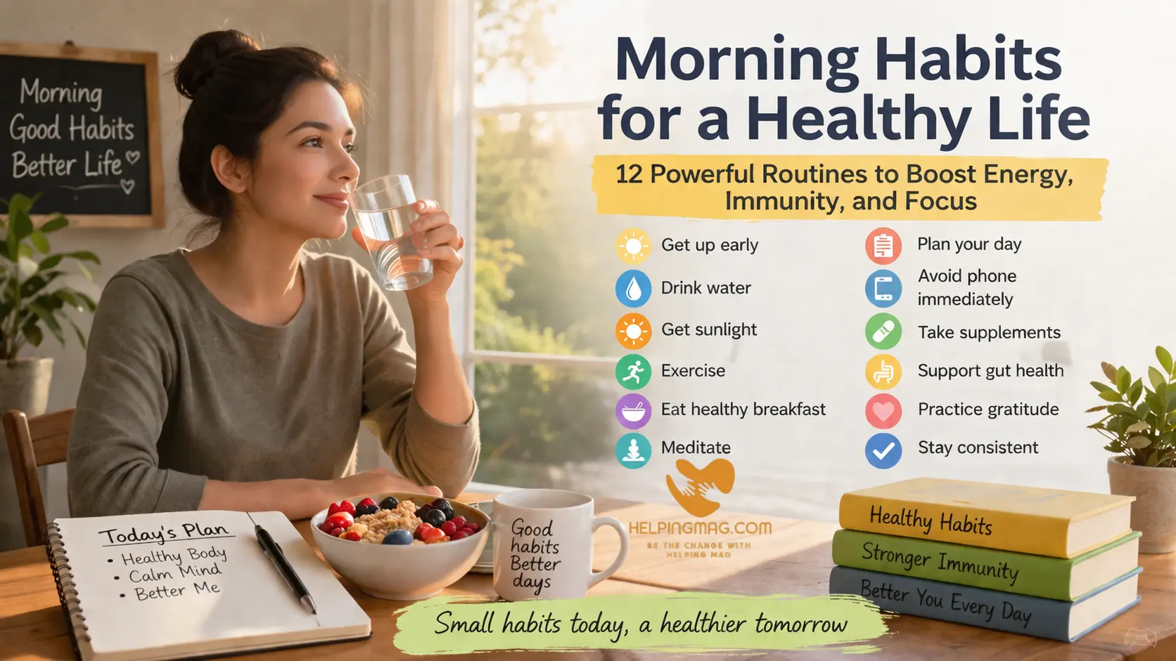 morning habits for a healthy life