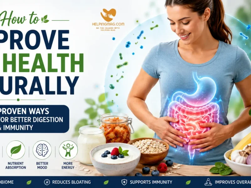 how to improve gut health naturally