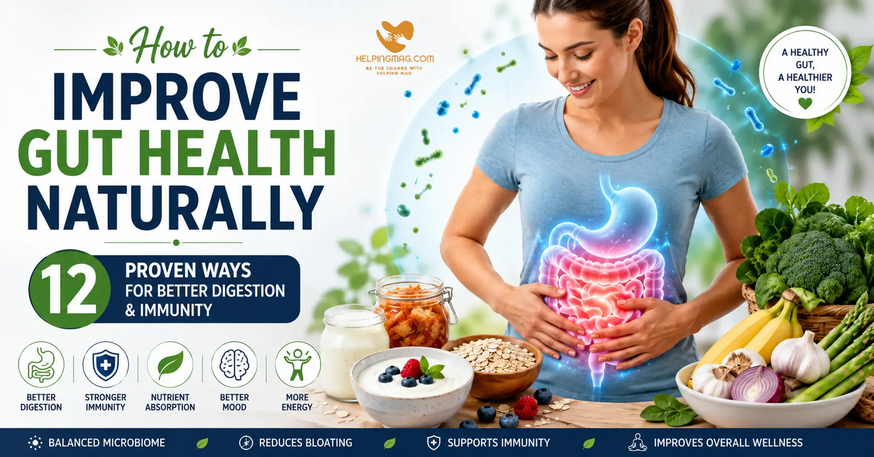 how to improve gut health naturally