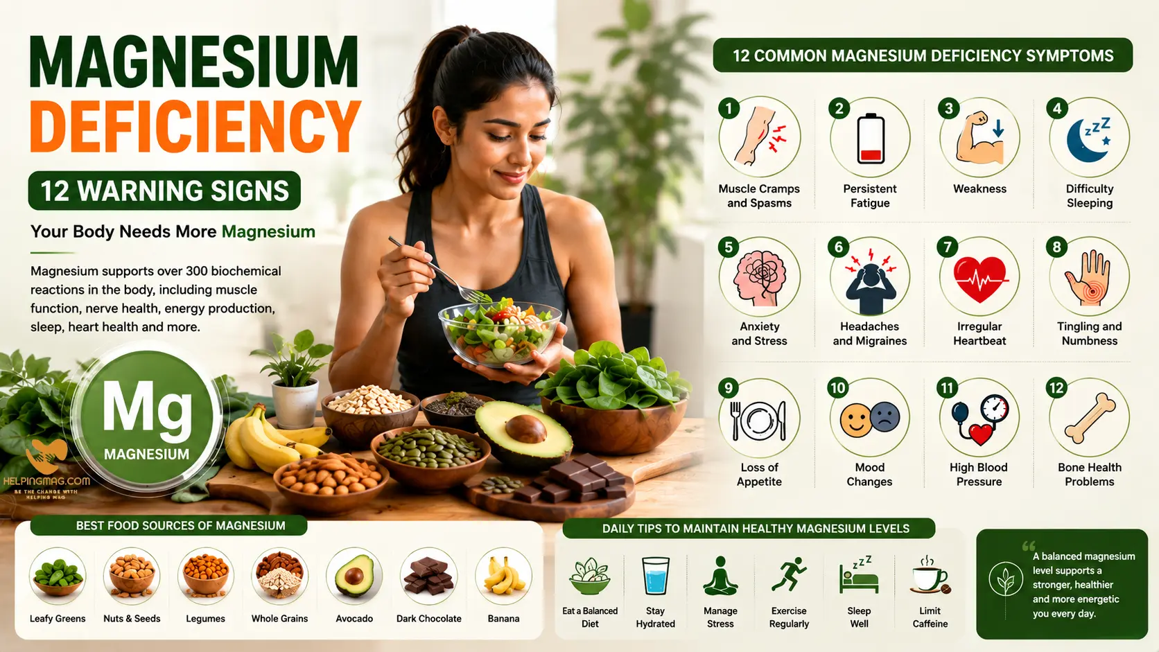 magnesium deficiency symptoms