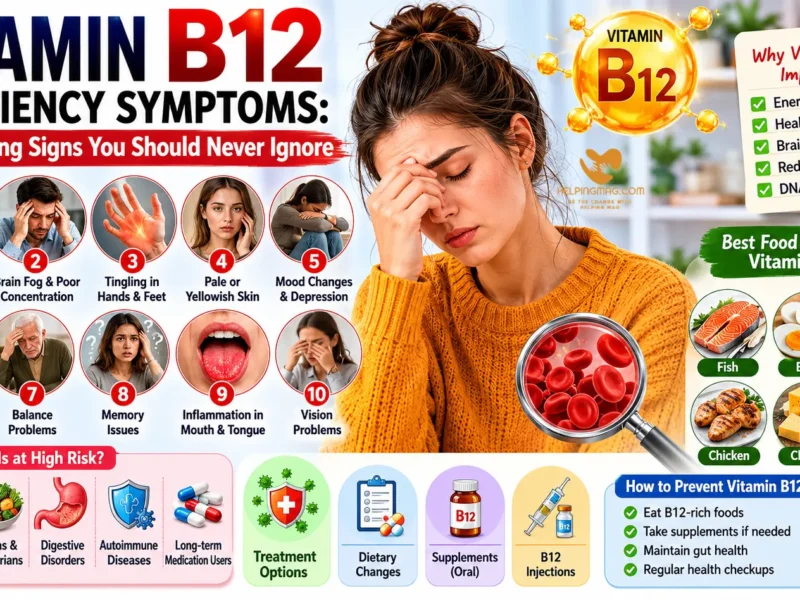 vitamin b12 deficiency symptoms