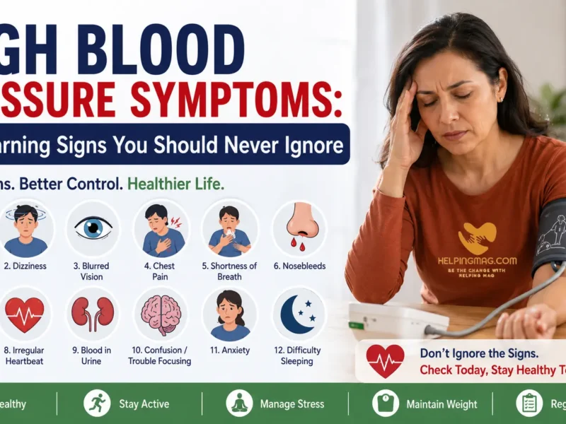 high blood pressure symptoms