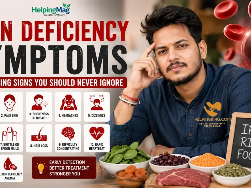 iron deficiency symptoms