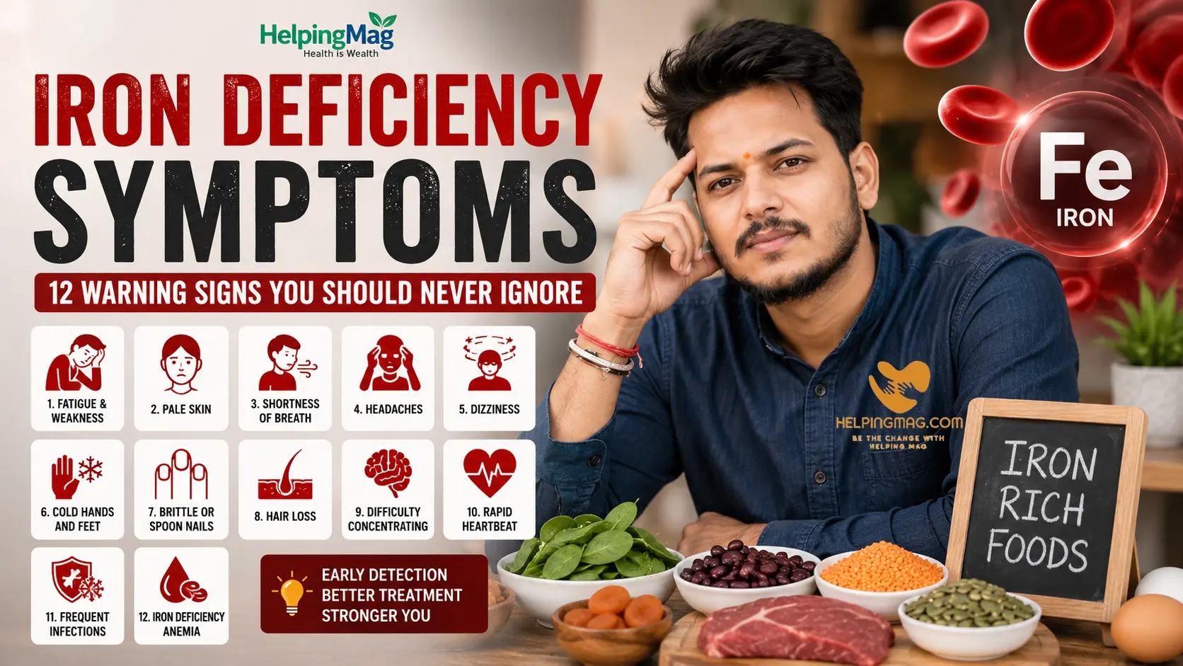 iron deficiency symptoms