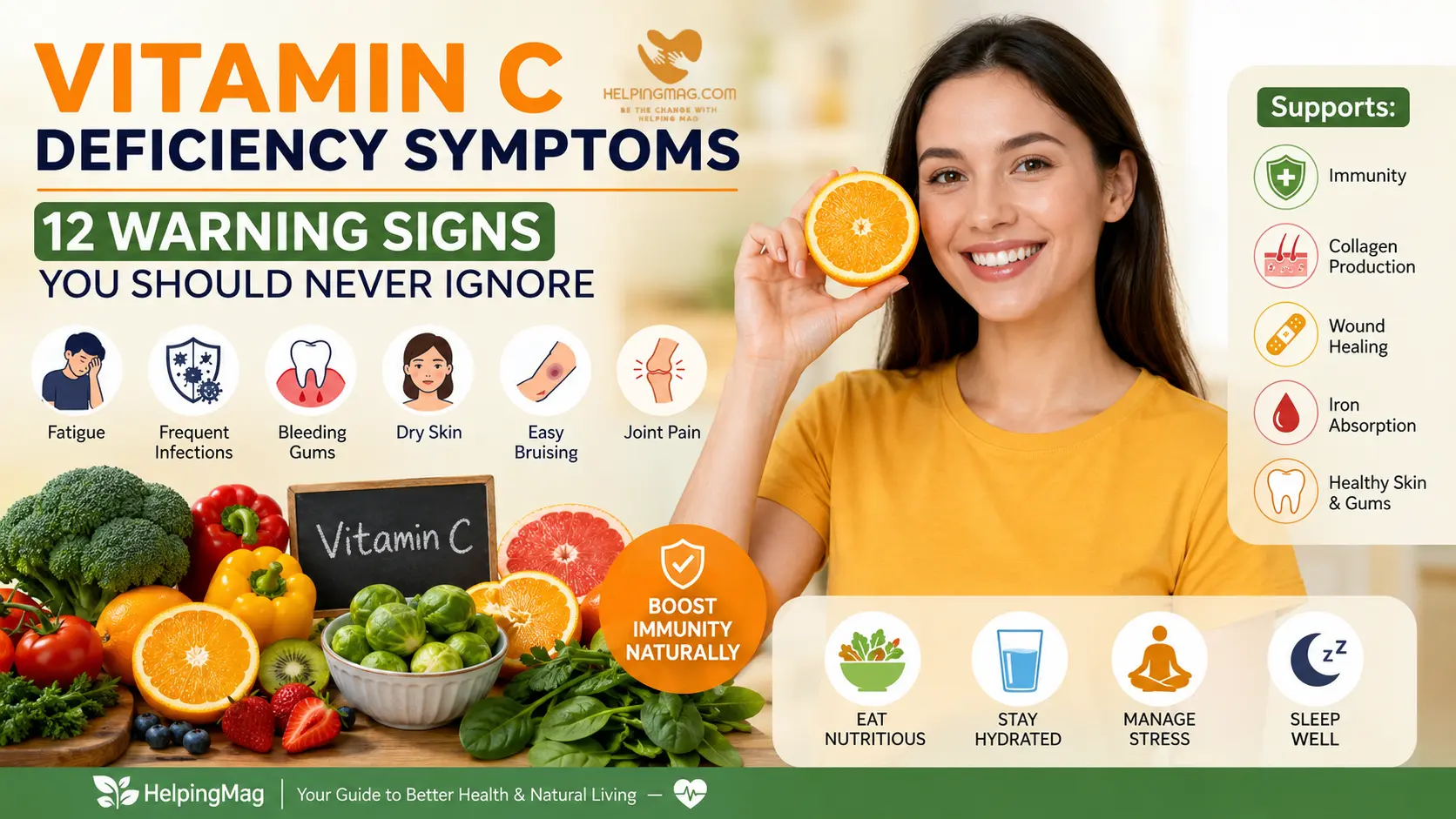 vitamin c deficiency symptoms